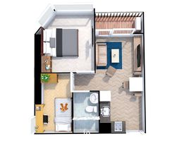 2 Kamar Kondominium for sale in Serpong, Banten, Serpong, Tangerang, Banten, Indonesia
