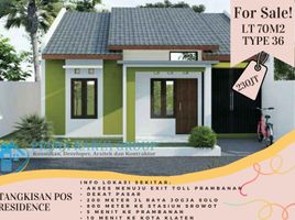 2 Bedroom House for sale in Jagonalan, Klaten, Jagonalan