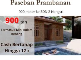 4 Kamar Vila for sale in Prambanan, Klaten, Prambanan