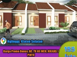 2 Kamar Rumah for sale in Klaten Selatan, Klaten, Klaten Selatan