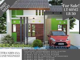 2 Kamar Rumah for sale in Klaten Selatan, Klaten, Klaten Selatan