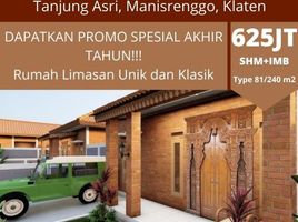 3 Bedroom House for sale in Manisrenggo, Klaten, Manisrenggo