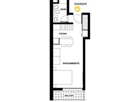 Estudio Apartamento en venta en Santa Fe, Rosario, Santa Fe