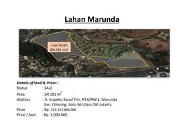  Tanah for sale in Cilincing, Jakarta, Cilincing