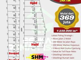  Land for sale in Taman Situ Lembang, Menteng, Tebet