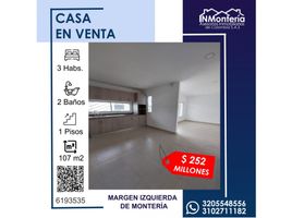 3 Habitación Casa en venta en Córdoba, Monteria, Córdoba