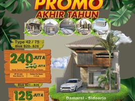 2 Kamar Rumah for sale in Buduran, Sidoarjo, Buduran