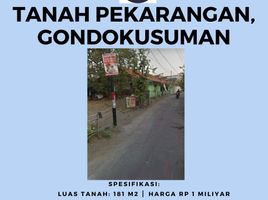  Tanah for sale in Yogyakarta, Danurejan, Yogyakarta, Yogyakarta