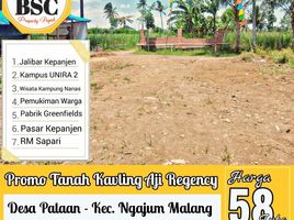  Tanah for sale in Malang Regency, East Jawa, Kepanjen, Malang Regency