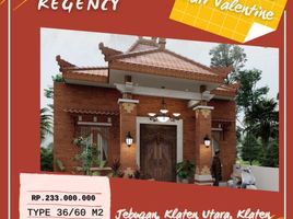 2 Kamar Rumah for sale in Klaten Utara, Klaten, Klaten Utara