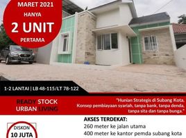 2 Bedroom House for sale in Subang, West Jawa, Pamanukan, Subang