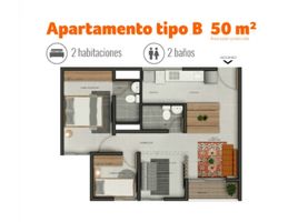 2 Schlafzimmer Appartement zu verkaufen in Itagui, Antioquia, Itagui