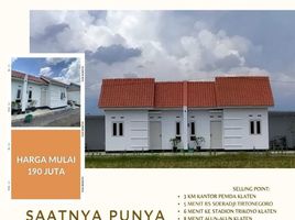 2 Kamar Rumah for sale in Klaten Selatan, Klaten, Klaten Selatan