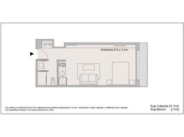 Studio Appartement zu verkaufen in Federal Capital, Buenos Aires, Federal Capital
