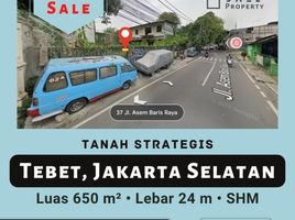  Tanah for sale in Antique Market, Menteng, Tebet