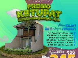 3 Kamar Rumah for sale in Buduran, Sidoarjo, Buduran