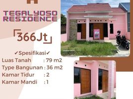 2 Kamar Rumah for sale in Klaten Selatan, Klaten, Klaten Selatan