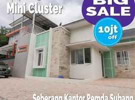 2 Kamar Rumah for sale in Subang, West Jawa, Pamanukan, Subang