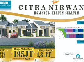 2 Bedroom House for sale in Klaten Selatan, Klaten, Klaten Selatan