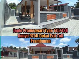 4 Kamar Rumah for sale in Prambanan, Jawa Tengah, Prambanan