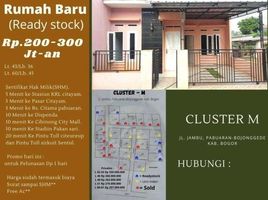 2 Kamar Rumah for sale in Bojonggede, Bogor, Bojonggede