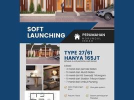 2 Bedroom House for sale in Kebonarum, Klaten, Kebonarum