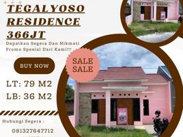 2 Bedroom House for sale in Klaten Selatan, Klaten, Klaten Selatan