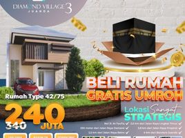 2 Kamar Rumah for sale in Buduran, Sidoarjo, Buduran