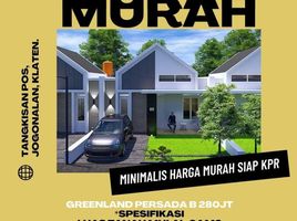 2 Kamar Rumah for sale in Jagonalan, Klaten, Jagonalan