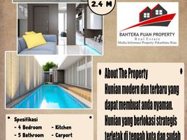 5 Bedroom House for sale in Pekan Baru, Riau, Tampan, Pekan Baru