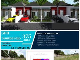 2 Kamar Rumah for sale in Klaten Selatan, Klaten, Klaten Selatan