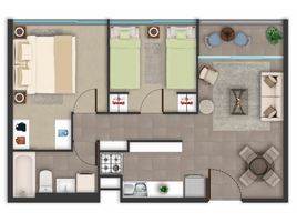 2 Habitación Apartamento en venta en Cerro San Cristóbal, Santiago, Santiago, Santiago