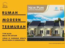 2 Kamar Vila for sale in Gunung Kidul, Yogyakarta, Tepus, Gunung Kidul