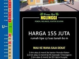 2 Bedroom House for sale in Klaten Selatan, Klaten, Klaten Selatan