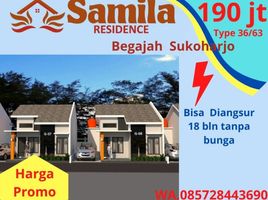 2 Kamar Vila for sale in Sukoharjo, Jawa Tengah, Sukoharjo, Sukoharjo