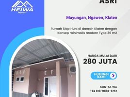 2 Bedroom House for sale in Ngapen, Klaten, Ngapen