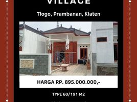 2 Schlafzimmer Villa zu verkaufen in Prambanan, Jawa Tengah, Prambanan