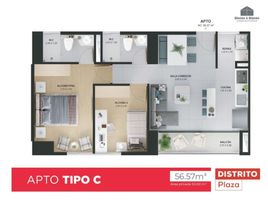 2 Habitación Apartamento en venta en Bello, Antioquia, Bello