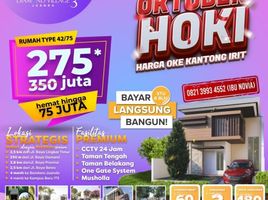 2 Kamar Rumah for sale in Sidoarjo, East Jawa, Buduran, Sidoarjo