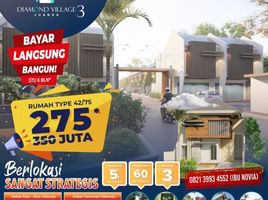 2 Kamar Rumah for sale in Sidoarjo, East Jawa, Buduran, Sidoarjo