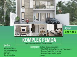 4 Bedroom House for sale in Tampan, Pekan Baru, Tampan