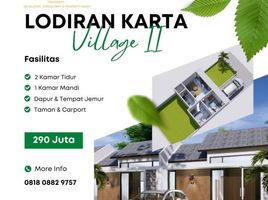 2 Bedroom House for sale in Manisrenggo, Klaten, Manisrenggo