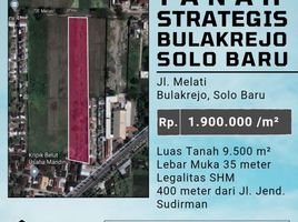  Land for sale in Sukoharjo, Jawa Tengah, Sukoharjo, Sukoharjo