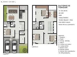 4 Habitación Villa en venta en Mulyorejo, East Jawa, Mulyorejo