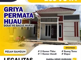 2 Bedroom House for sale in Klaten Selatan, Klaten, Klaten Selatan