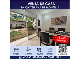 4 Habitación Villa en venta en Monteria, Córdoba, Monteria