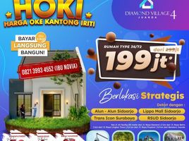 2 Kamar Rumah for sale in Buduran, Sidoarjo, Buduran