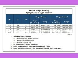  Land for sale in Bantul, Yogyakarta, Piyungan, Bantul