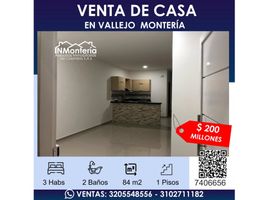 3 Habitación Villa en venta en Monteria, Córdoba, Monteria