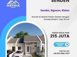 2 Kamar Vila for sale in Ngapen, Klaten, Ngapen